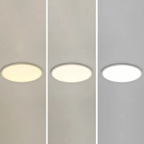 Led Ceiling Mount Fixture - Ultrathin & Simple Acrylic Flushmount Lighting In White / 23.5’ Third
