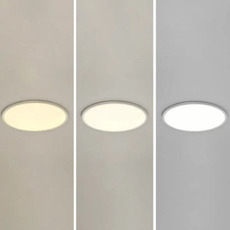 Led Ceiling Mount Fixture - Ultrathin & Simple Acrylic Flushmount Lighting In White / 39’ Third Gear