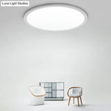 Led Ceiling Mount Fixture - Ultrathin & Simple Acrylic Flushmount Lighting In White