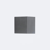 Led Cement Wall Sconce - Simple Rectangle Shape For Corridors Grey