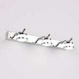 Led Crystal Vanity Mirror Lights - Modern Stainless Steel Bathroom Sconce 3 / Stainless-Steel White