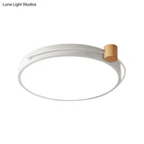 Led Flush Mount Lighting Fixture In Warm/White Light For Living Room Ceiling - Grey/White/Green