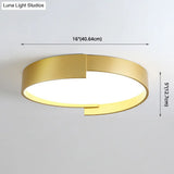 Led Macaroon Style Flush Mount Ceiling Light With Frosted Acrylic Lampshade - Nordic Bedroom Lamp