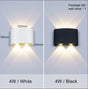 Led Outdoor Waterproof Wall Lamp Led Light Porch Courtyard Garden Lights Balconi Lighting 4W / Warm
