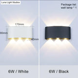 Led Outdoor Waterproof Wall Lamp Led Light Porch Courtyard Garden Lights Balconi Lighting Outdoor