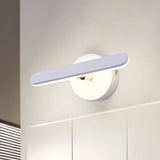 Led Vanity Lighting Fixture - Modern White Wall Lamp For Bathroom With Natural/Warm Light / Warm
