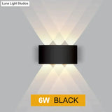 Led Wall Light Outdoor Waterproof Modern Nordic Style Indoor Lamps Living Room Porch Garden Lamp 2W