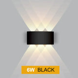 Led Wall Light Outdoor Waterproof Modern Nordic Style Indoor Lamps Living Room Porch Garden Lamp 2W