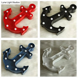Led Wall Night Lamp For Baby Bedroom - Nordic Style Sailing Element Plastic Nightstand Lighting