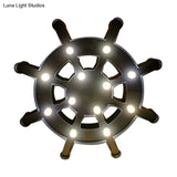 Led Wall Night Lamp For Baby Bedroom - Nordic Style Sailing Element Plastic Nightstand Lighting