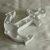 Led Wall Night Lamp For Baby Bedroom - Nordic Style Sailing Element Plastic Nightstand Lighting