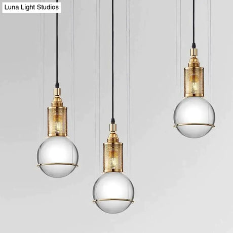 Light Home Stay Hotel Bedside Modern Minimalist Personality Window Crystal Glass Chandelier Pendant