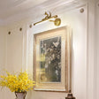 Linear Led Wall Light Fixture - Traditional Design Metal Wide Range (14/18/23) Brass/Black For
