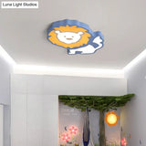 Lion Led Ceiling Lamp For Nursery And Bedroom