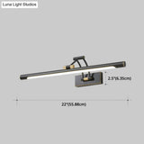 Luxury Copper Vanity Wall Light Fixture - Modern Style Single Arm