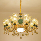 Luxury Crystal Clear Chandelier: Elegant Hanging Light For Living Room 12 /
