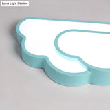 Macaron Cloud Kindergarten Ceiling Light - Acrylic Candy-Colored Flush