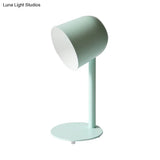 Macaron Loft Desk Lamp - Kindergarten Dormitory Cup Light Sleek Metal Design