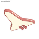 Macaron Loft Led Ceiling Lamp - Metal Acrylic Plane Flush Light For Kids’ Bedroom