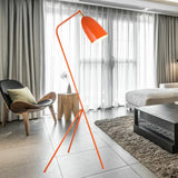 Macaron Loft Metal Floor Light With Domed Shade - One Bulb Candy Color Perfect For Meeting Rooms