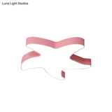 Macaron Loft Starfish Flush Mount: Candy-Colored Acrylic Ceiling Light