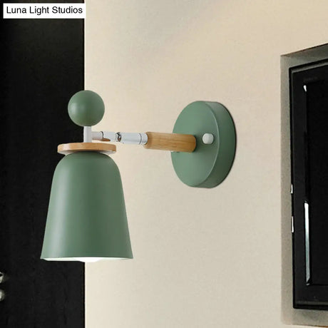 Macaron Loft Undertint Sconce Lamp - Baby Bedroom Bell Wall Light