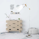Macaron Metallic Flare Floor Lamp: Wide Rotatable Arm 1 Light Black/Pink/White White
