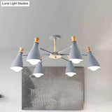 Macaron Style Metal Bottle Chandelier - Ideal For Living Room And Nursery Stylish Hanging Light