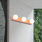 Macaron Style Metallic Vanity Light Fixture - Pink/Yellow 3/4 Lights For Bedroom Wall Lighting 3 /