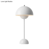 Macaroon Finish Table Lamp With Dome Shade Ideal For Study Room Or Reading Nook
