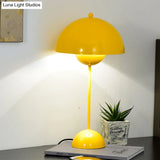 Macaroon Finish Table Lamp With Dome Shade Ideal For Study Room Or Reading Nook