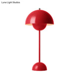 Macaroon Finish Table Lamp With Dome Shade Ideal For Study Room Or Reading Nook