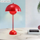 Macaroon Finish Table Lamp With Dome Shade Ideal For Study Room Or Reading Nook
