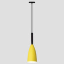 Macaroon Metal Goblet Pendant Lamp: Down Lighting Single Hanging Light For Dining Room Yellow