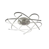 Matte Grey/Black Modern Led Ceiling Lights For Living Room Bedroom Study Rc Dimmable Lamp Grey /