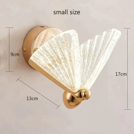 Merve - Nordic Creative Colorful Butterfly Led Wall Lamp Type 1 small / Warm White Wall Lamp