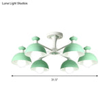 Metal Art Deco Conical Shade Dining Room Ceiling Pendant Light