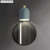 Metal Cloche Wall Sconce With Adjustable Macaron Lighting For Bedroom