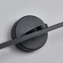 Metal Led Wall Light For Bath With Simple Style And Elliptical Sconce Fixture Black / 12 White