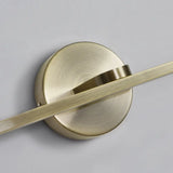 Metal Led Wall Light For Bath With Simple Style And Elliptical Sconce Fixture Bronze / 12 Warm