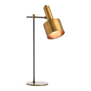 Metal Reading Book Light - Gold-Black Table Lamp Gold
