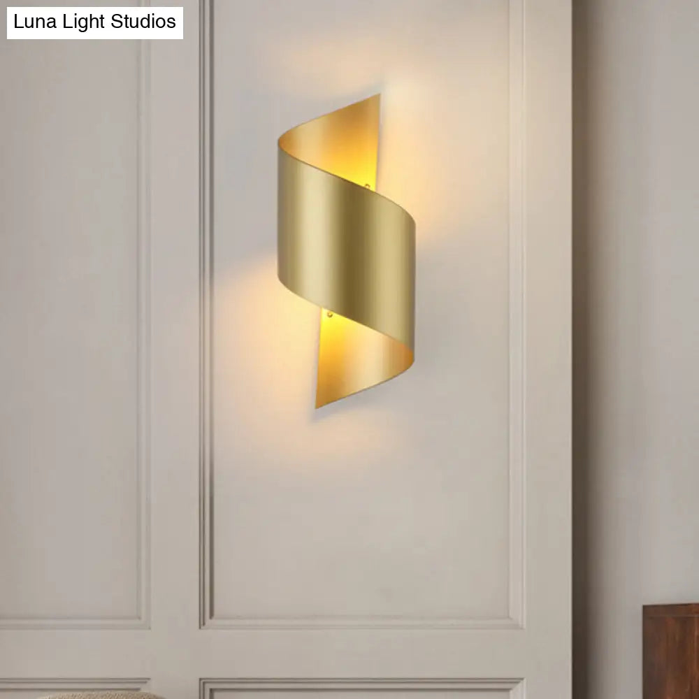 Mid-Century Wall Sconce Twist Ambient Lighting Lamp For Bedroom Living Room