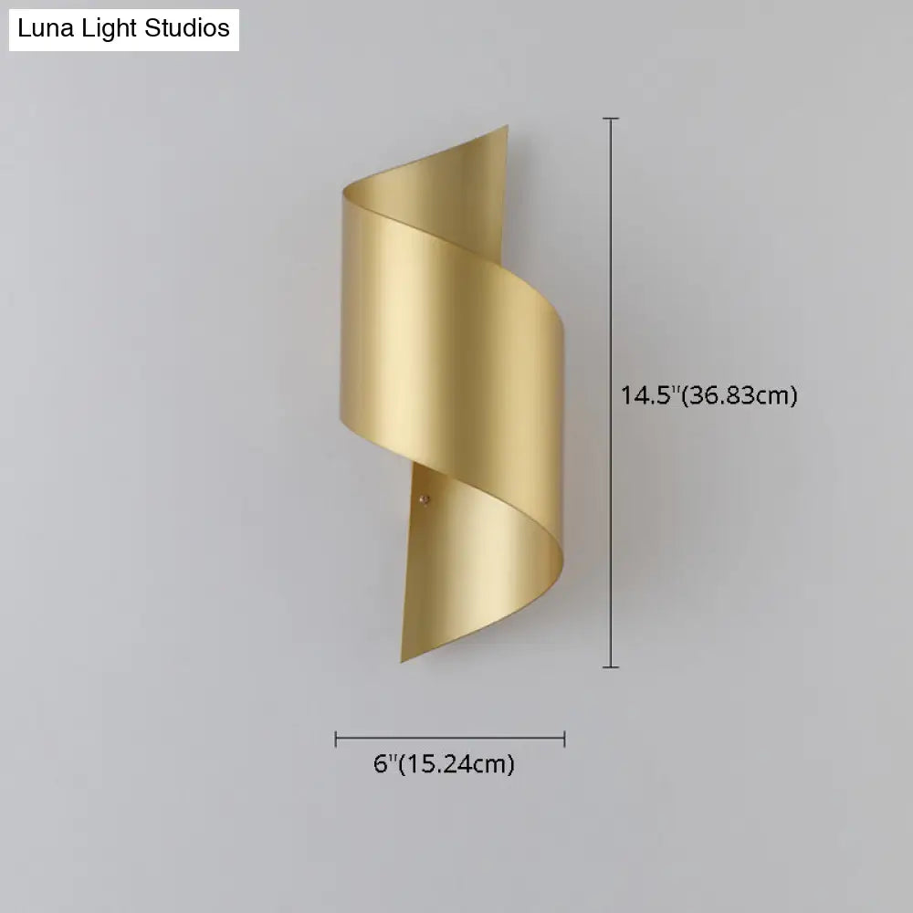 Mid-Century Wall Sconce Twist Ambient Lighting Lamp For Bedroom Living Room