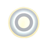 Minimal Acrylic Led Wall Sconce Light - Round/Square Energy-Saving White/Warm Lighting