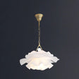 Minimalist Acrylic Flower Pendant Lighting: 2-Light Ceiling Fixture For Living Room Gold / 21.5’’