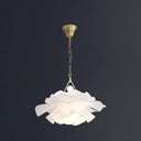 Minimalist Acrylic Flower Pendant Lighting: 2-Light Ceiling Fixture For Living Room Gold / 21.5’’