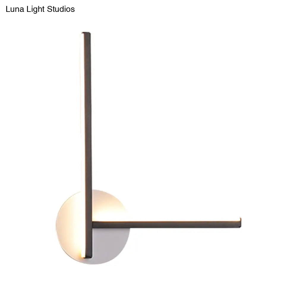Minimalist Acrylic Led Wall Sconce In Warm/White Light For Bedroom