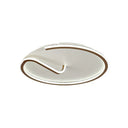 Minimalist Aluminum Led Flush Mount Lighting For Study Room Gold / Third Gear