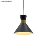 Minimalist Black Metal Pendant Light Kit For Dining Room