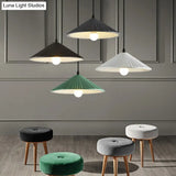 Minimalist Conical Resin Hanging Lamp With 1-Light Suspension For Dining Room
